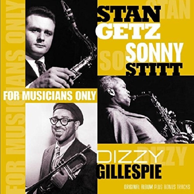 Getz/gillespie/stitt - For musicians only (LP)