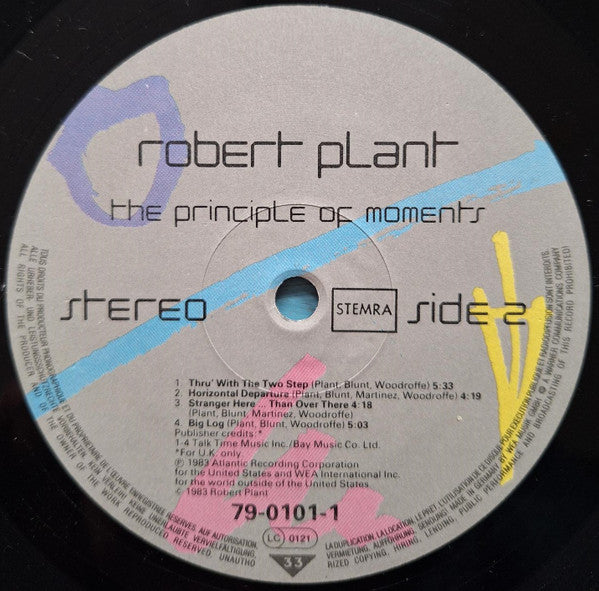 Robert Plant - The Principle Of Moments (LP Tweedehands) - Discords.nl