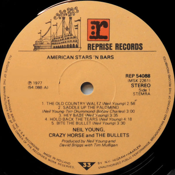 Neil Young - American Stars 'N Bars (LP Tweedehands) - Discords.nl