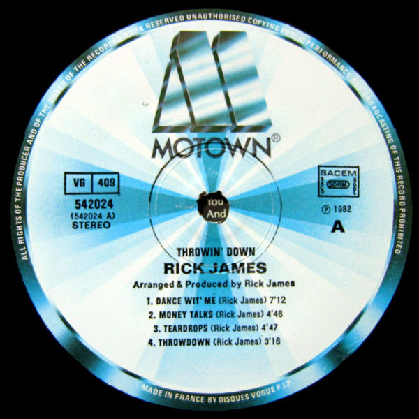 Rick James - Throwin' Down (LP Tweedehands)