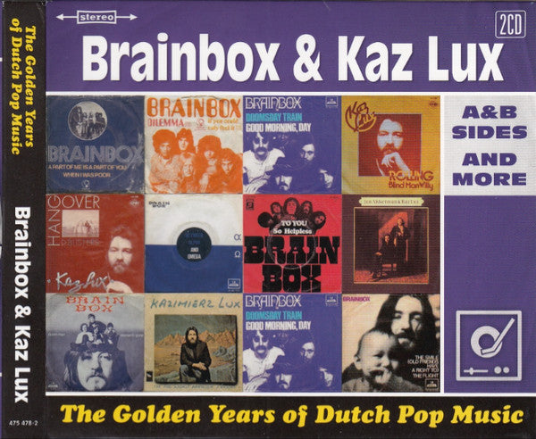 Brainbox (3) & Kaz Lux - The Golden Years Of Dutch Pop Music (A&B Sides And More) (CD Tweedehands)