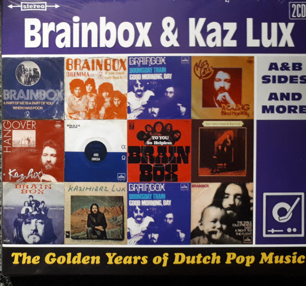 Brainbox (3) & Kaz Lux - The Golden Years Of Dutch Pop Music (A&B Sides And More) (CD Tweedehands)