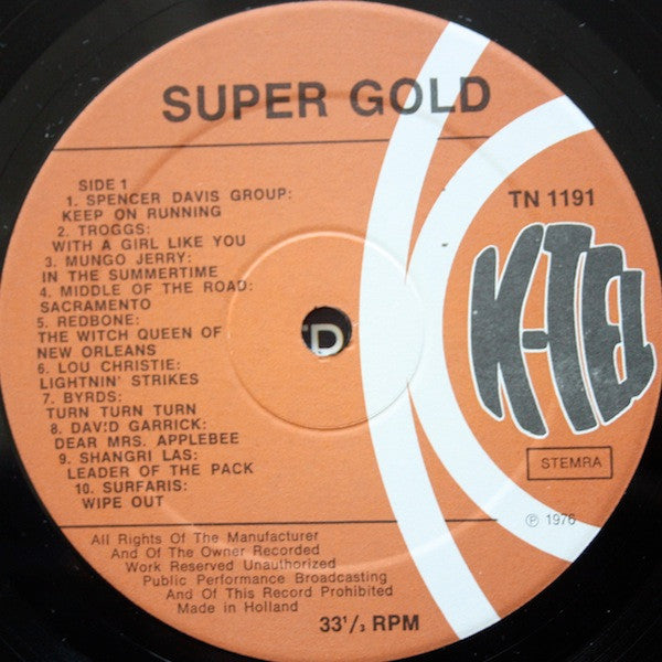 Various - Super Gold (LP Tweedehands) - Discords.nl