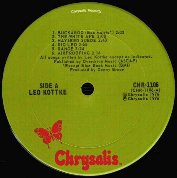 Leo Kottke - Leo Kottke (LP Tweedehands) - Discords.nl