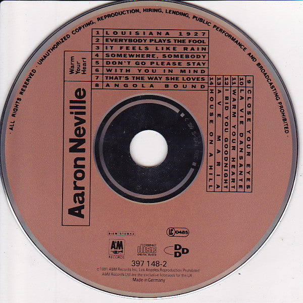 Aaron Neville - Warm Your Heart (CD Tweedehands) - Discords.nl
