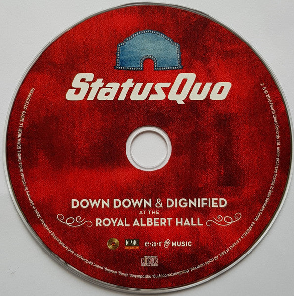 Status Quo - Down Down & Dignified At The Royal Albert Hall (CD)