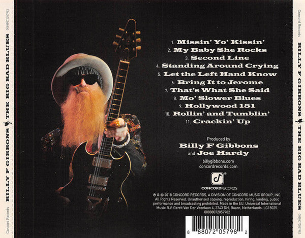 Billy Gibbons - The Big Bad Blues (CD)