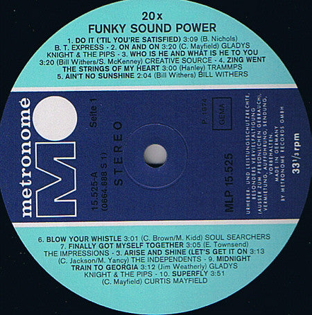 Various - 20x Funky Sound Power (LP Tweedehands) - Discords.nl