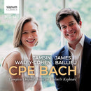 Tamsin Waley-cohen & James Baillieu - C.p.e. bach: complete works for violin and keyboard (CD) - Discords.nl
