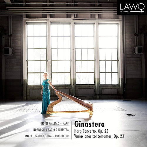 Sidsel Walstad - Ginastera: harp concerto op.25/variaciones concertantes (CD) - Discords.nl