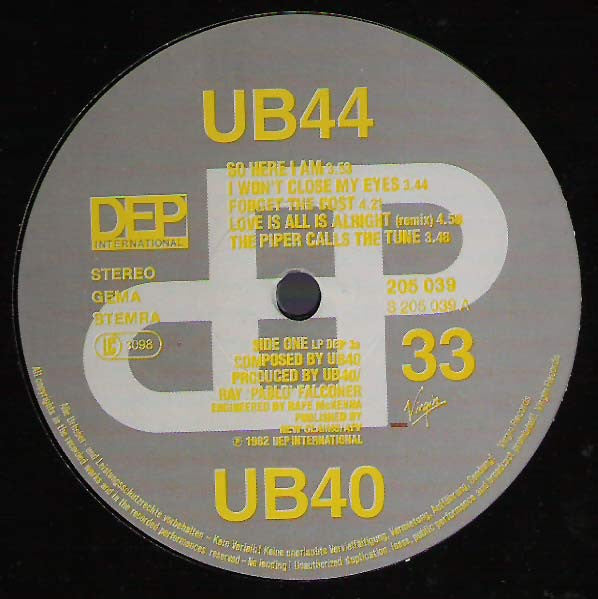 UB40 - UB44 (LP Tweedehands)