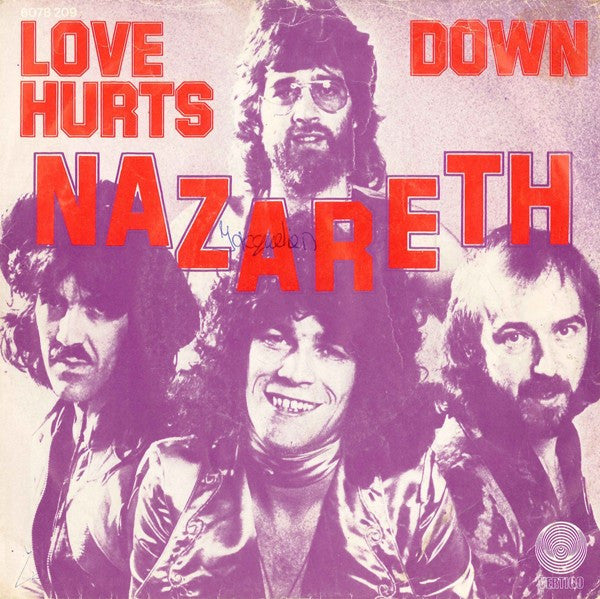 Nazareth (2) - Love Hurts / Down (7-inch Tweedehands)