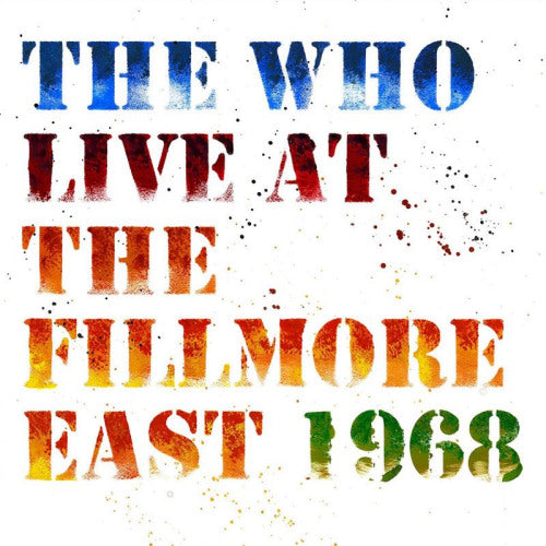 Who - Live at the fillmore 1968 (LP)