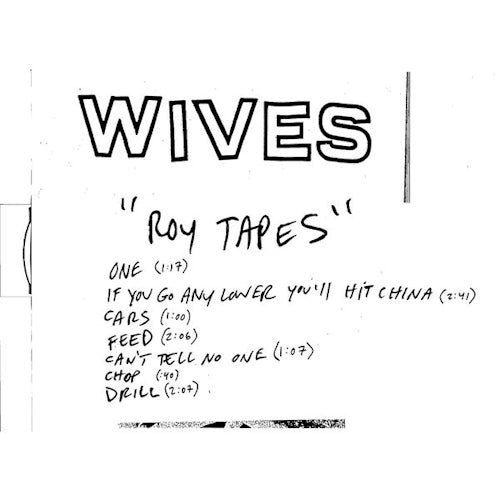 Wives - Roy tapes (LP) - Discords.nl