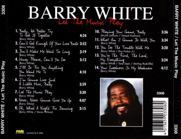 Barry White - Let The Music Play (CD)