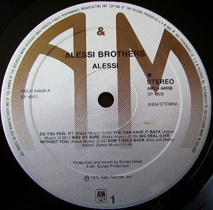 Alessi - Alessi (LP Tweedehands) - Discords.nl