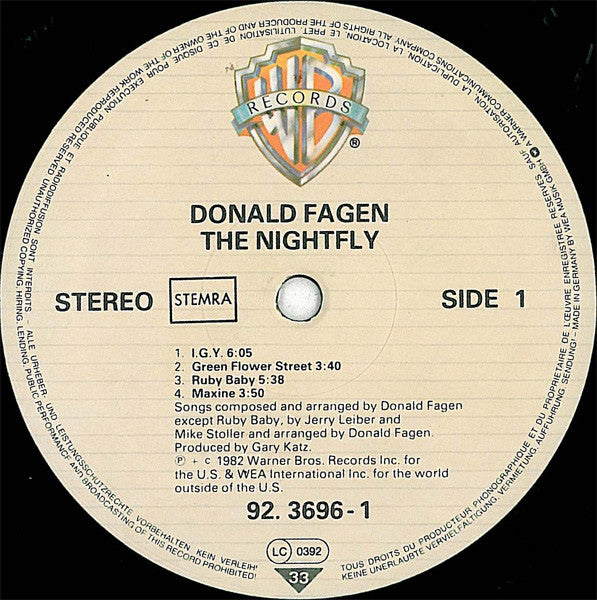 Donald Fagen - The Nightfly (LP Tweedehands)