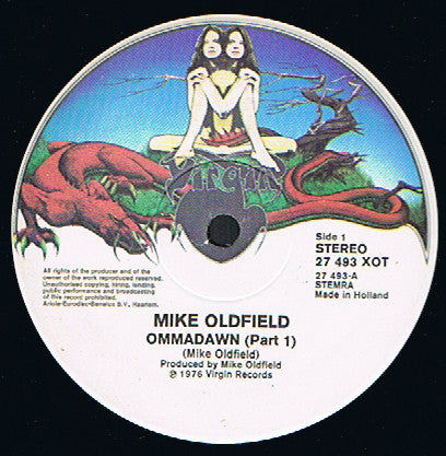 Mike Oldfield - Ommadawn Featuring "In Dulci Jubilo" (LP Tweedehands)