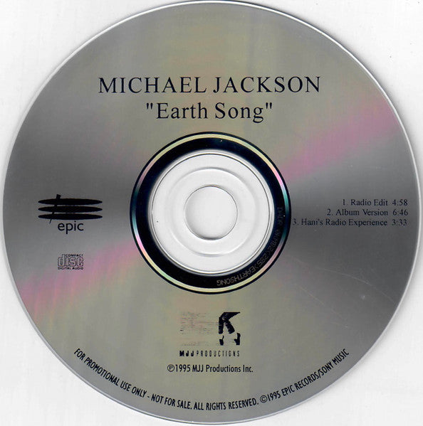 Michael Jackson - Earth Song (CD Tweedehands)
