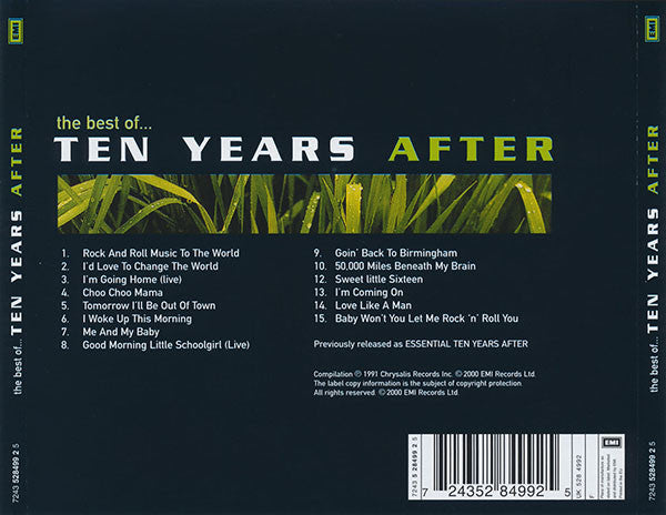 Ten Years After - The Best Of Ten Years After (CD Tweedehands)
