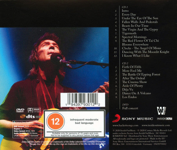 Steve Hackett - Selling England By The Pound & Spectral Mornings: Live At Hammersmith (CD)