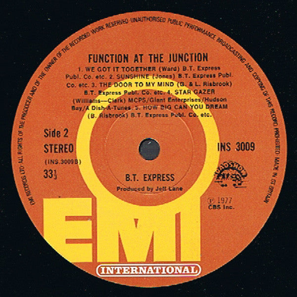 B.T. Express - Function At The Junction (LP Tweedehands)
