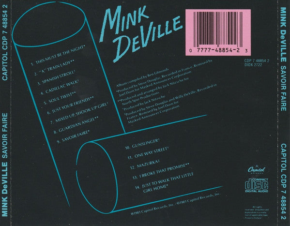 Mink DeVille - Savoir Faire (CD Tweedehands)