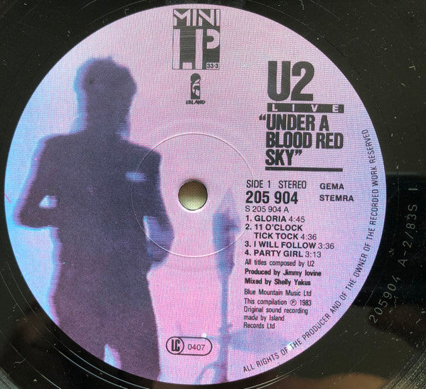 U2 - Live "Under A Blood Red Sky" (LP Tweedehands)