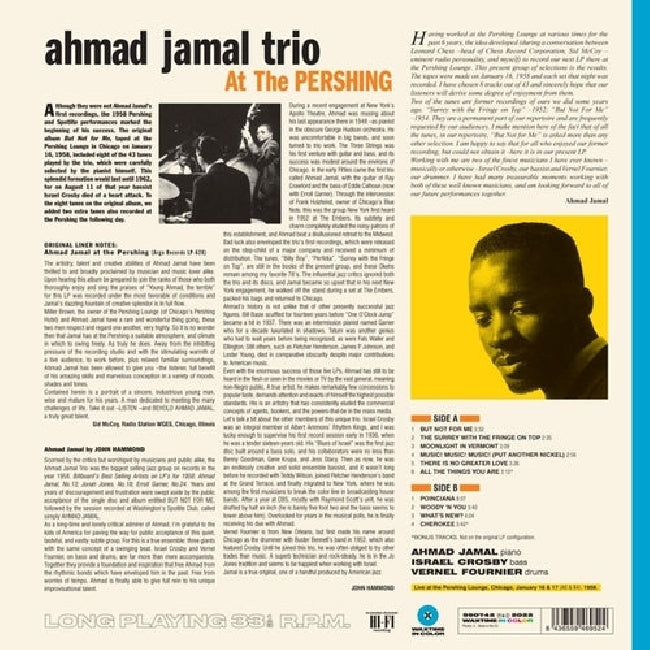 Ahmad Jamal -trio- - Live at the pershing lounge 1958 - but not for me (LP)