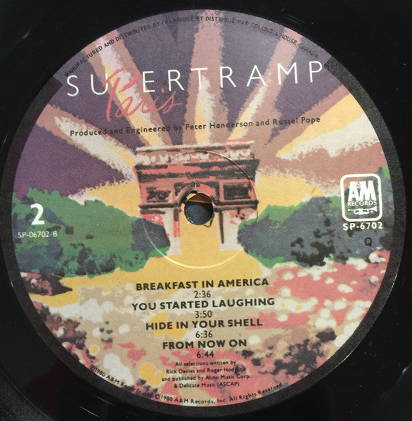 Supertramp - Paris (LP Tweedehands)