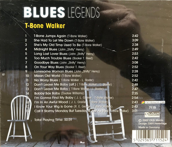T-Bone Walker - Blues Legends (CD Tweedehands) - Discords.nl