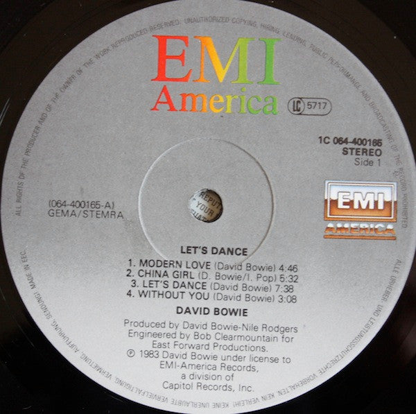 David Bowie - Let's Dance (LP Tweedehands)