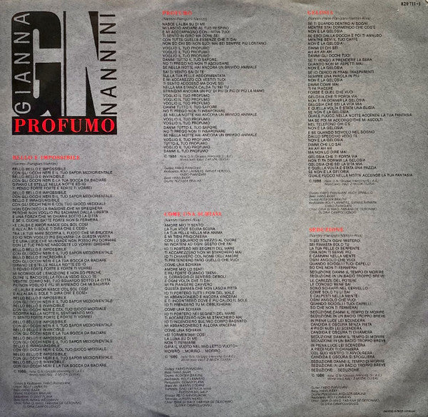 Gianna Nannini - Profumo (LP Tweedehands)