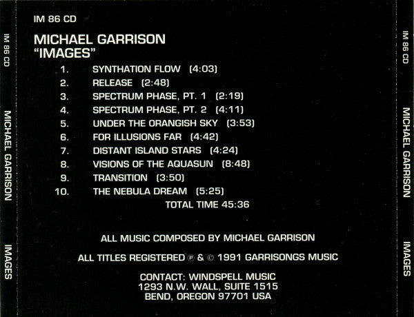 Michael Garrison - Images (CD Tweedehands)