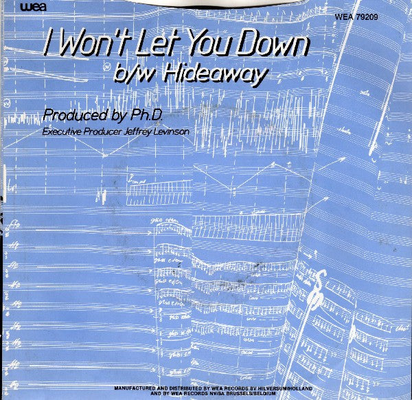 Ph.D. - I Won't Let You Down (7-inch Tweedehands)