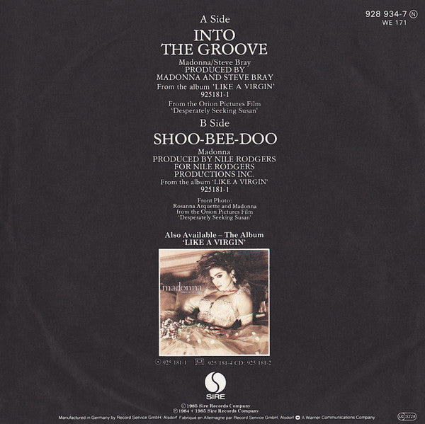 Madonna - Into The Groove (7-inch Tweedehands)