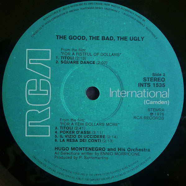 Hugo Montenegro - The Good, The Bad, The Ugly (LP Tweedehands)