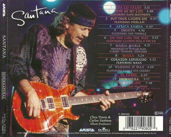 Santana - Supernatural (CD)