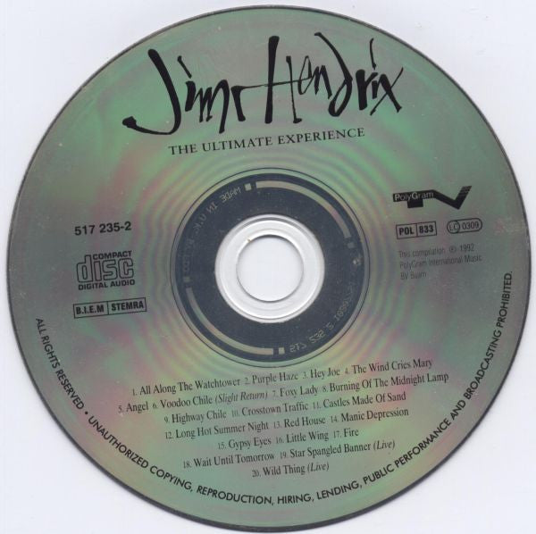 Jimi Hendrix - The Ultimate Experience (CD Tweedehands) - Discords.nl