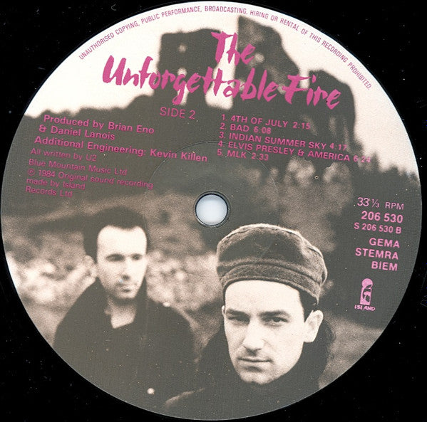 U2 - The Unforgettable Fire (LP Tweedehands)