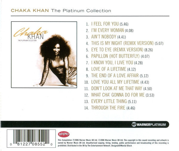 Chaka Khan - The Platinum Collection (CD Tweedehands)