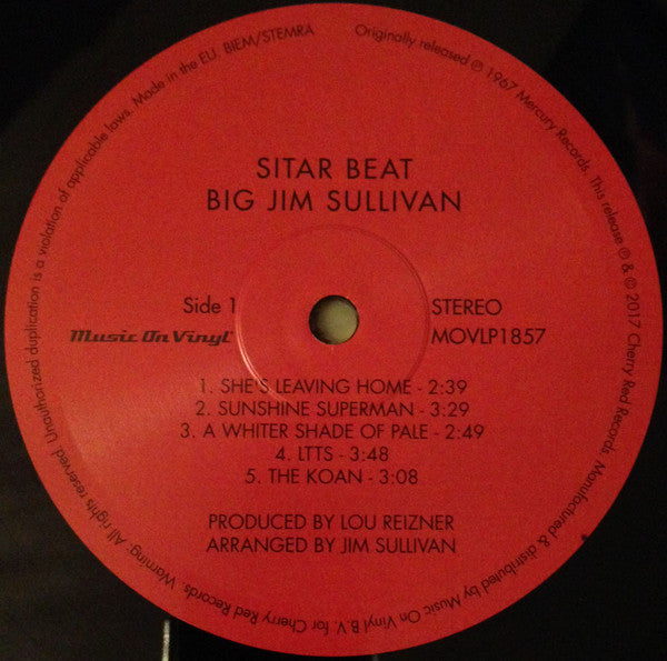 Big Jim Sullivan - Sitar Beat (LP Tweedehands)