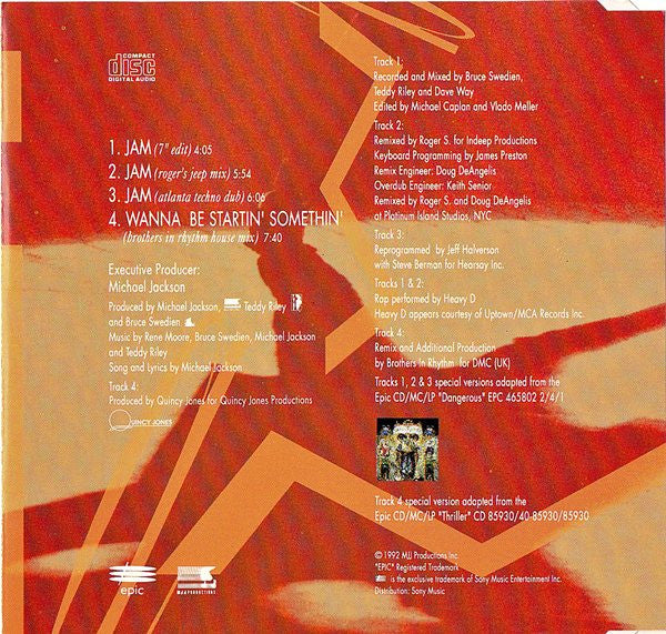 Michael Jackson - Jam (CD Tweedehands) - Discords.nl