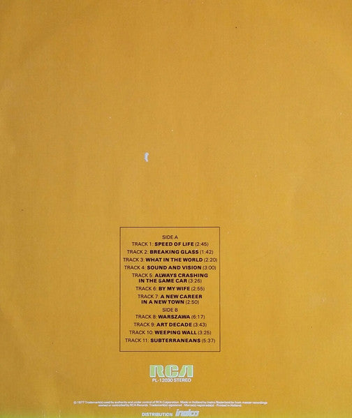 David Bowie - Low (LP Tweedehands)