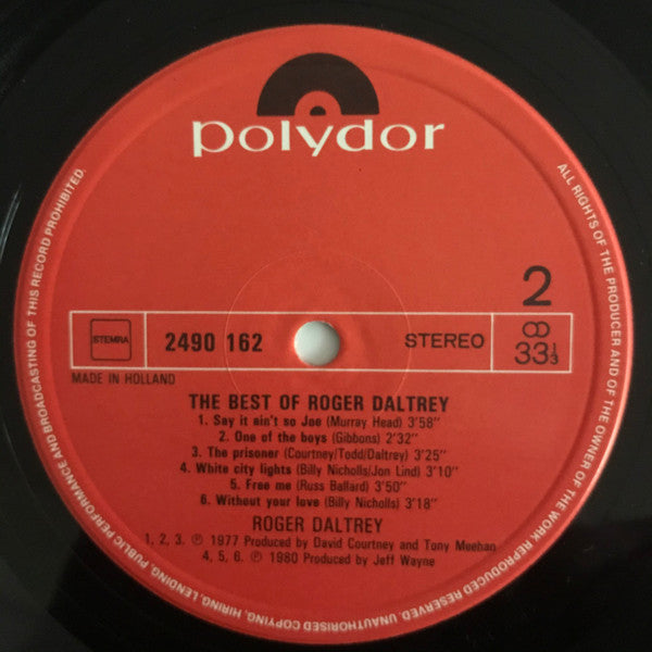 Roger Daltrey - The Best Of Roger Daltrey (LP Tweedehands)