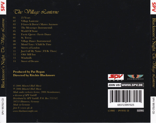 Blackmore's Night - The Village Lanterne (CD)