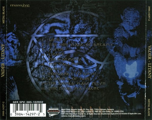 Vader - Litany (CD)