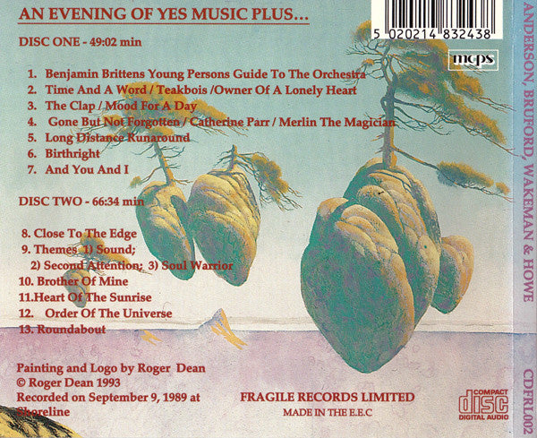 Anderson Bruford Wakeman Howe - An Evening Of Yes Music Plus (CD Tweedehands)