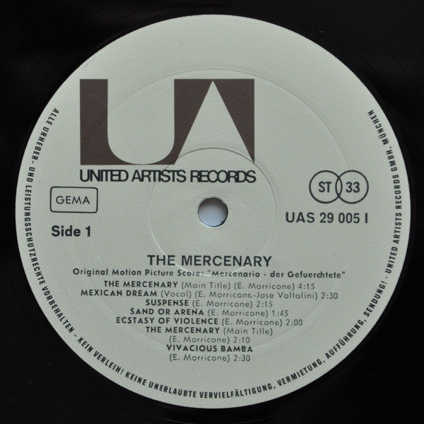 Ennio Morricone - The Mercenary (Original Motion Picture Score) (LP Tweedehands)