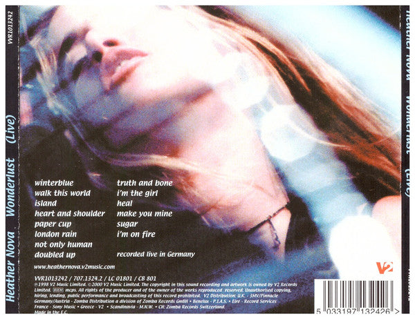 Heather Nova - Wonderlust (Live) (CD Tweedehands) - Discords.nl